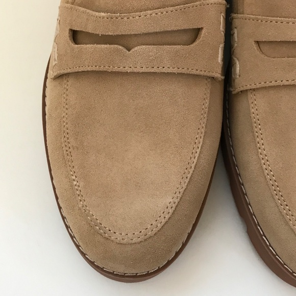 VIONIC Penny Loafer Suede Lug Sole Cheryl ll Sand Women’s Size 9.5 New in Box - Picture 6 of 16